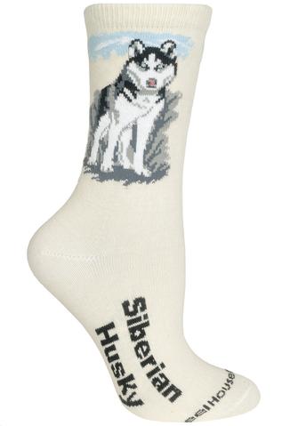 Wheelhouse Siberian Husky Socks