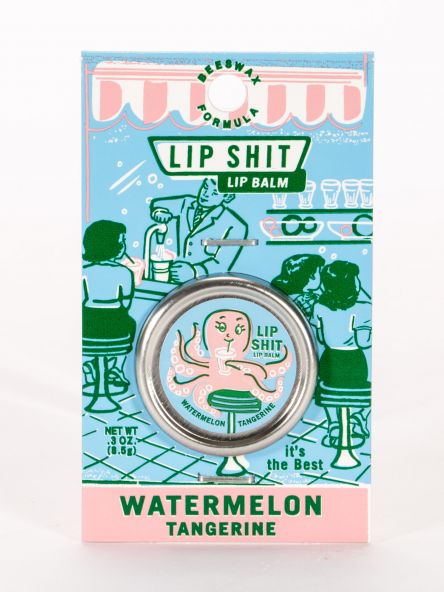 BlueQ Lip Shit Lip Balm (Watermelon & Tangerine)