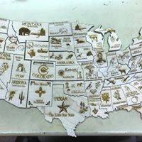 Wooden Map of the States Puzzle