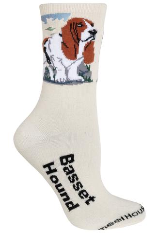 Wheelhouse Basset Hound Socks