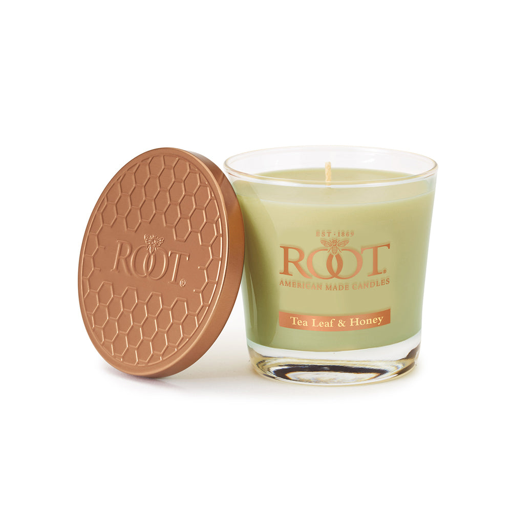 Root Tea Leaf & Honey Scented Small Candle