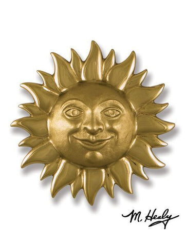 Michael Healy Door Knocker: Smiling Sun Face